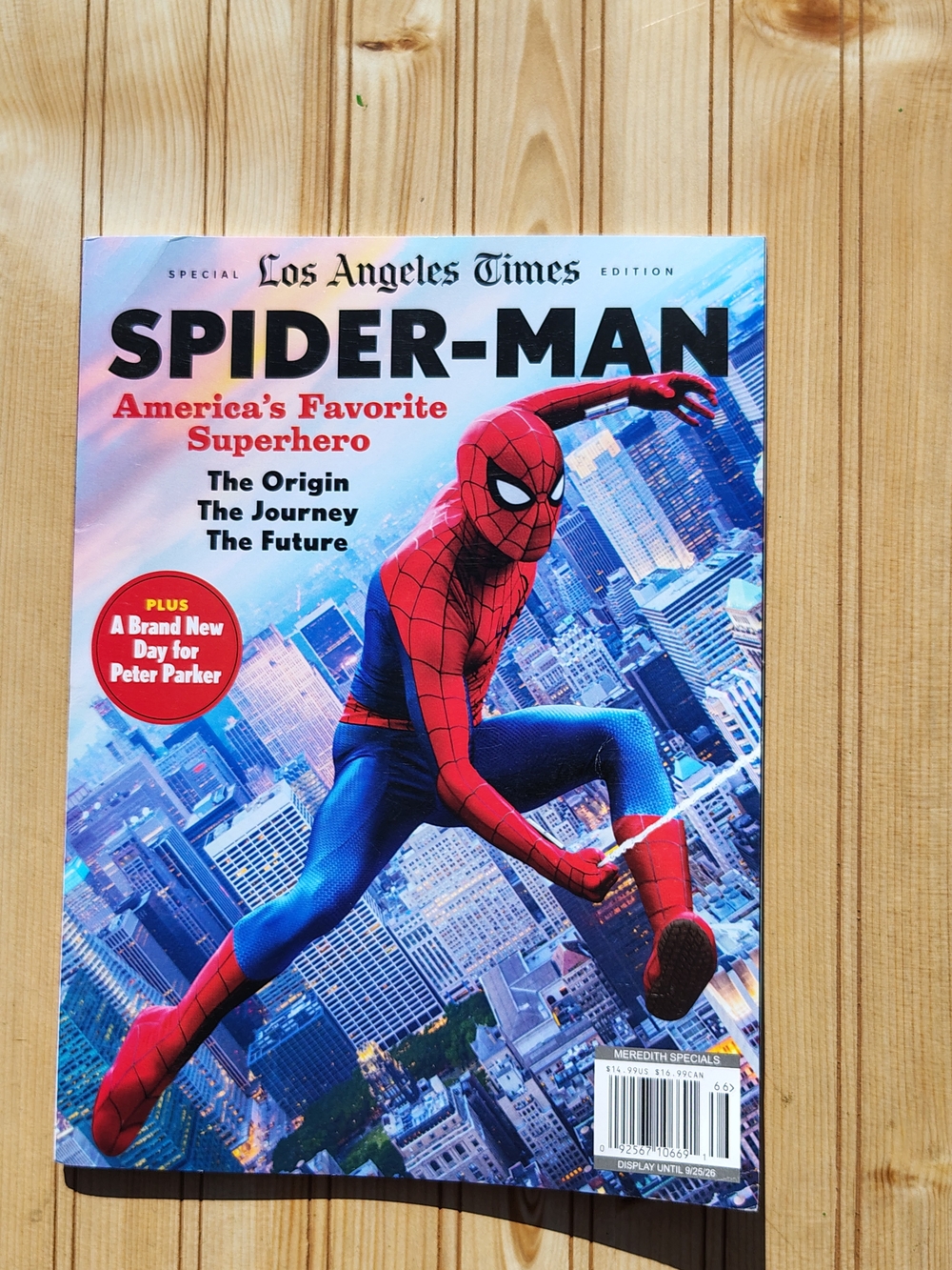 Spider-Man Special Edition Magazine - Red & Blue Cover